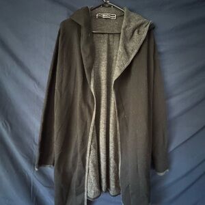 blanc noir BNCI Knit Cardigan - Black and Gray